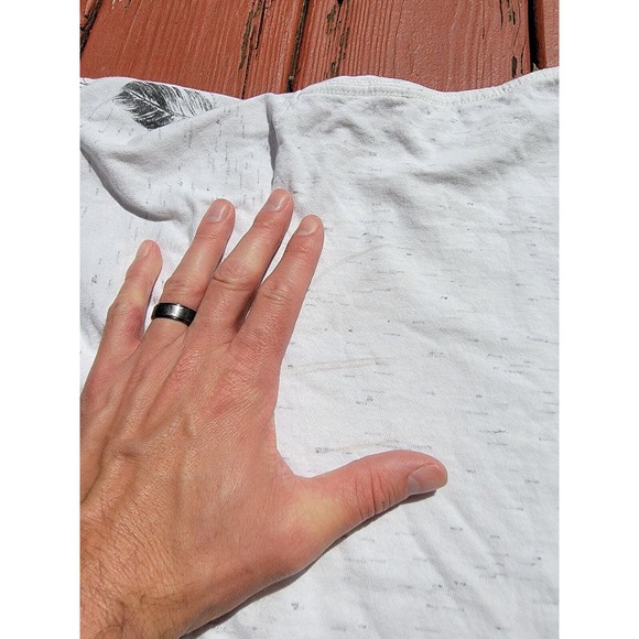 Vintage 90s Aztec Indian Chief Buffalo Bison Bald Eagle T-Shirt Size XL Cowboy - Picture 10 of 10